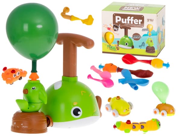 Ballongkastare aerodynamisk bilfisk set med 21 element