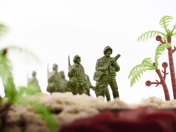 Soldater militärbasfigurer set 307 bitar.