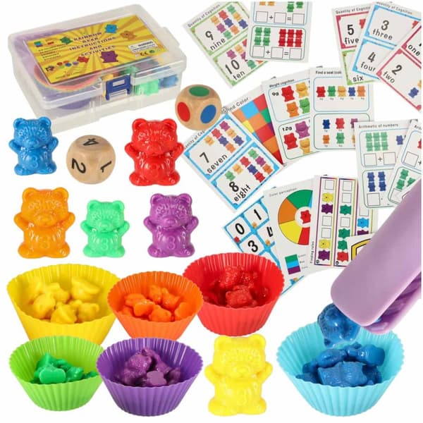 Pedagogiska Nallar Montessori Counting 44 st.