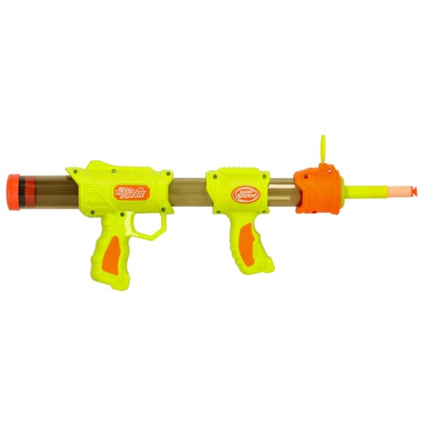 Riffelpistol med 2-i-1 kugler, grøn