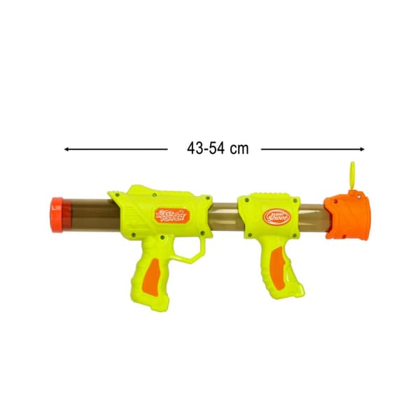 Riffelpistol med 2-i-1 kugler, grøn