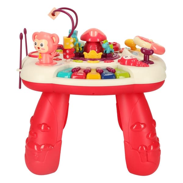 Pedagogiskt pianobord, rosa, Bibi-inn