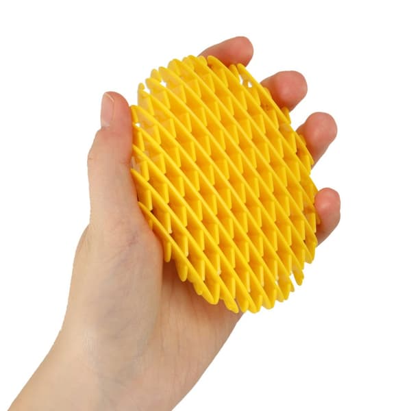 Fidget Worm anti-stress sensorisk leksak för stretching, gul