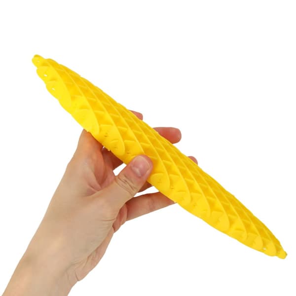 Fidget Worm anti-stress sensorisk leksak för stretching, gul