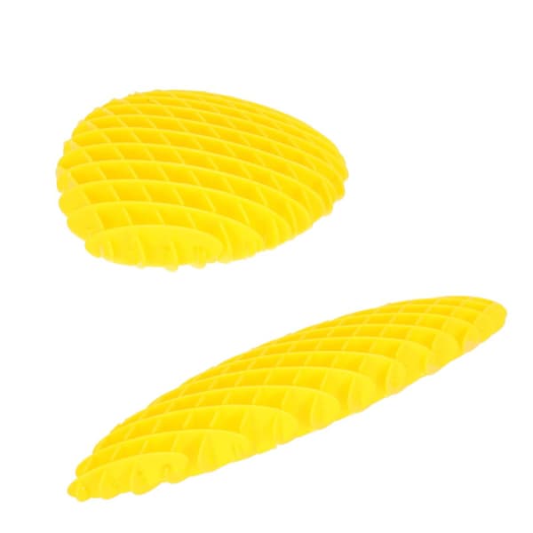 Fidget Worm anti-stress sensorisk leksak för stretching, gul