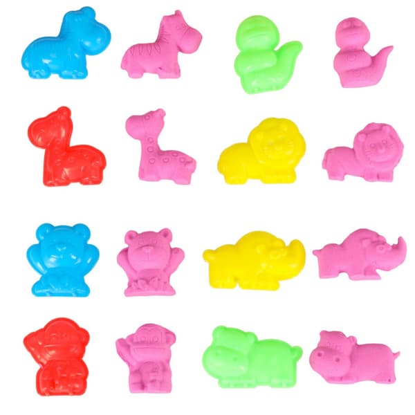 Kinetic Sand i en 1 kg spand, lyserøde forme