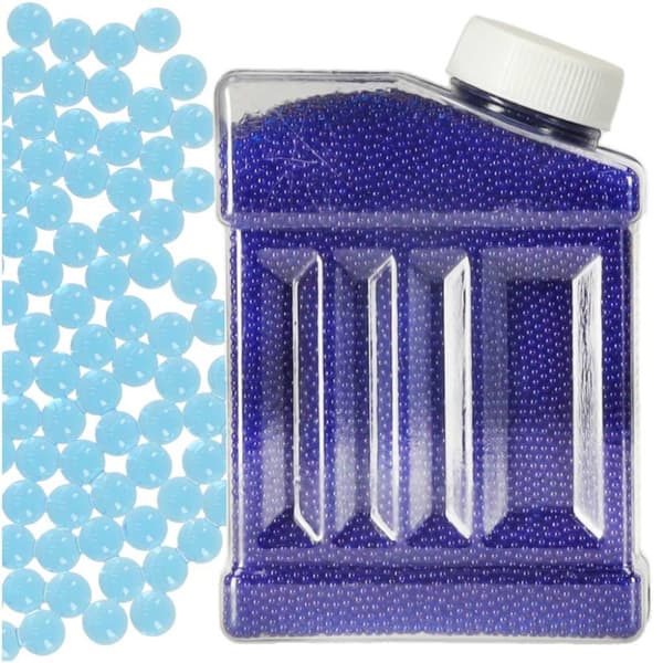 Hydrogel vandgelkugler til en blomsterpistol, blå, 250g, 50.000 stk. 7-8 mm