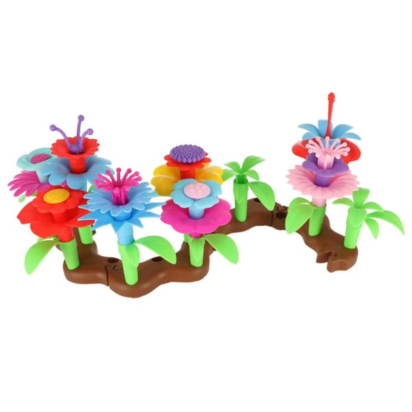 Blomster blokerer kreativ blomsterhave 48 elementer