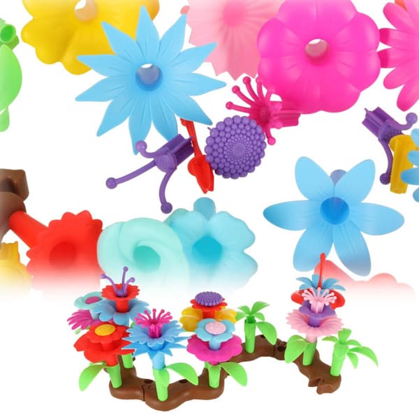 Blomster blokerer kreativ blomsterhave 48 elementer