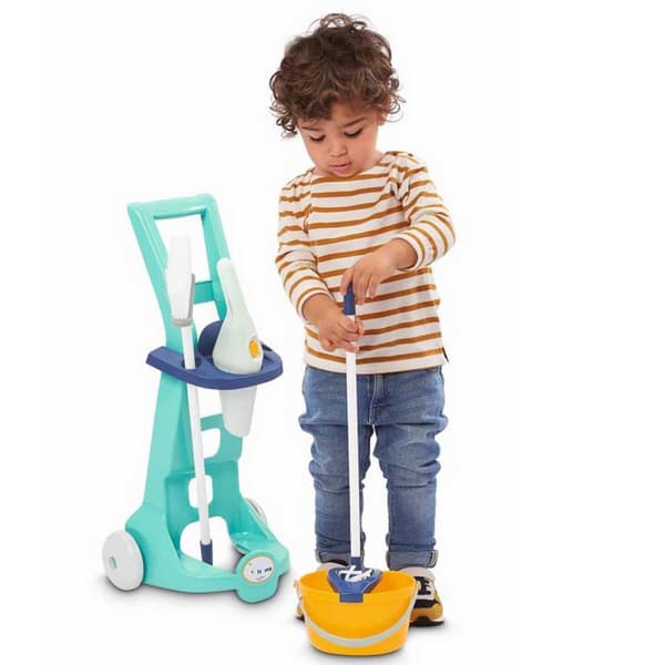 Smoby Städvagn Med Handhållen Dammsugare