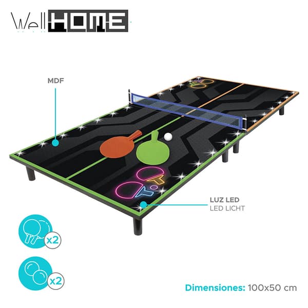 Wellhome 100x50x20 Cm Bordtennisbord
