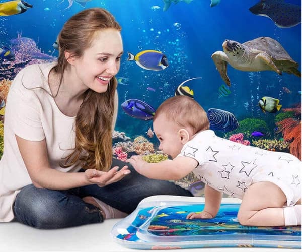 XXL SENSORY oppustelig vandmåtte til babyer