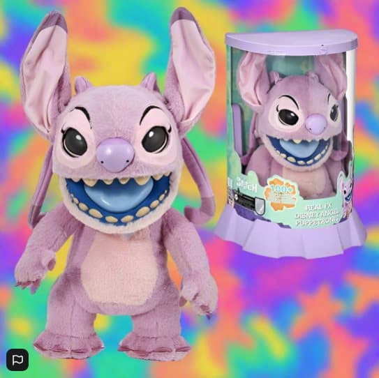 Disney Stitch Angel Real FX Puppet Interactive Toy