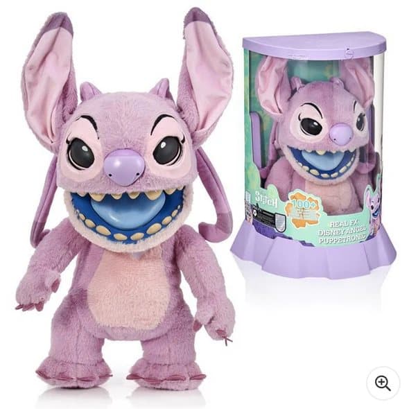 Disney Stitch Angel Real FX Puppet Interactive Toy