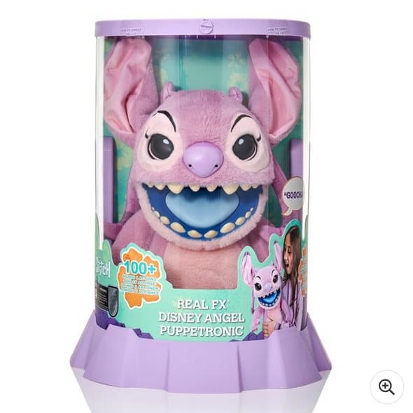 Disney Stitch Angel Real FX Puppet Interactive Toy