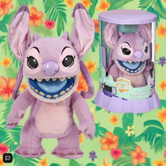 Disney Stitch Angel Real FX Puppet Interactive Toy | CDON
