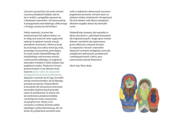 Montessori opetusalbumi opettajille - Hienomotorisia taitoja kehittäviä tehtäviä
