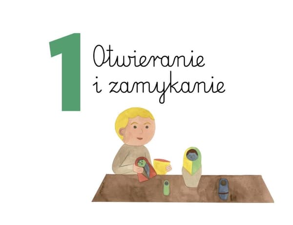 Montessori opetusalbumi opettajille - Hienomotorisia taitoja kehittäviä tehtäviä