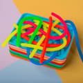 Miniatyrbild 3 av 6: WigglyToy blå - sensorisk leksak