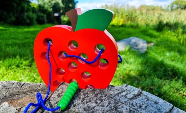 Trä Interlacing Apple