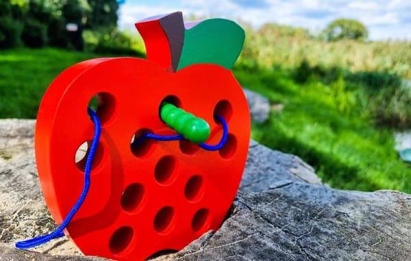 Trä Interlacing Apple