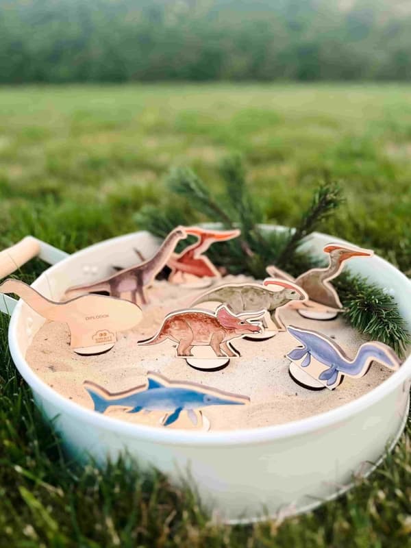 Træfigurer Dinosaurer