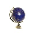Miniatyrbild 1 av 3: Glob DKD Home Decor Blå Gyllene Metall 27 x 25 x 36 cm