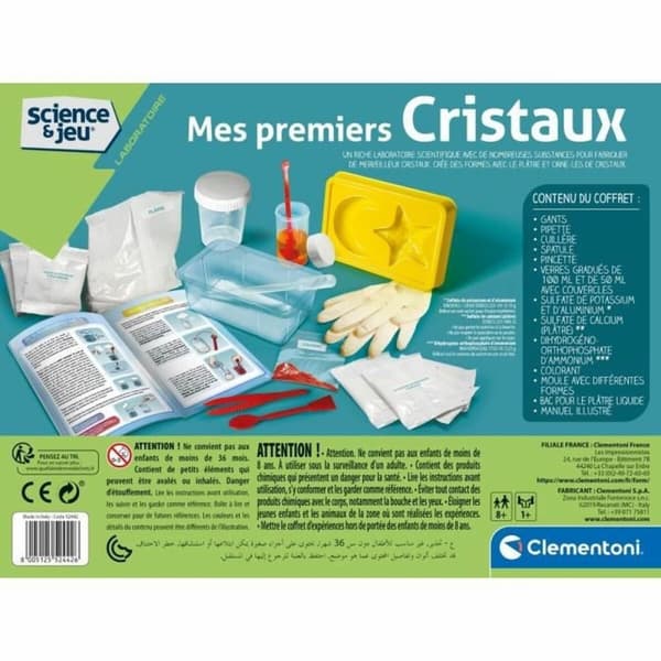 Vetenskapsspel Clementoni Create Your Crystals
