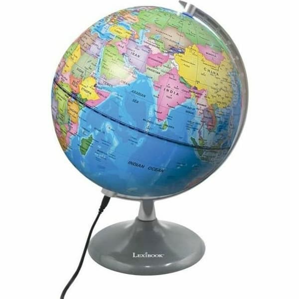 Glob med ljus Lexibook Luminous Day & Night Globe (EN)