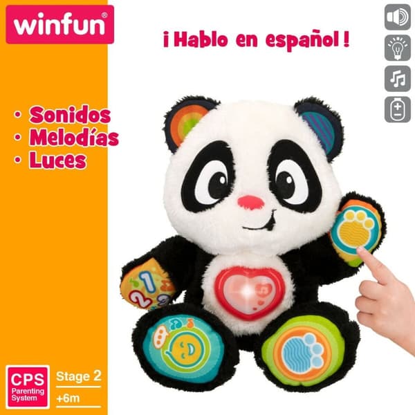 Bebisleksak Winfun Gosepanda 27 x 33 x 14 cm (4 antal)