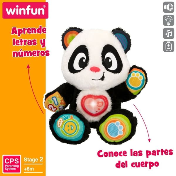Bebisleksak Winfun Gosepanda 27 x 33 x 14 cm (4 antal)