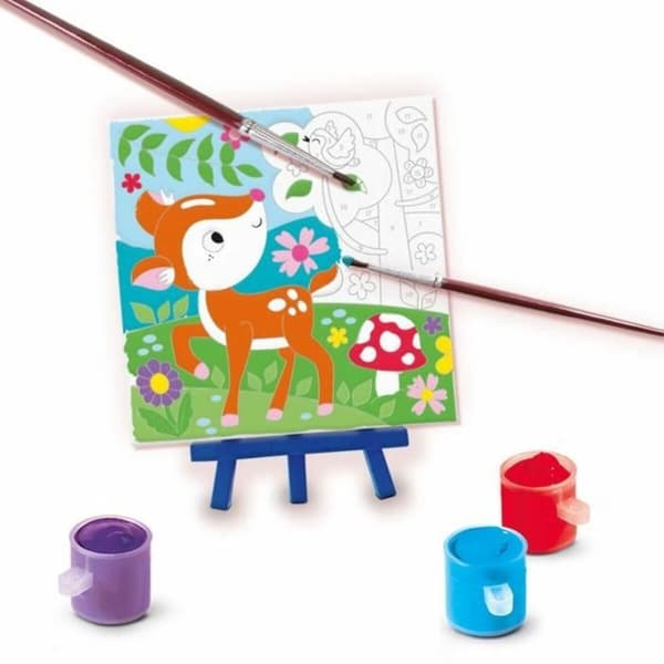 Ritningsset SES Creative Painting by number on canvas (3 Delar)