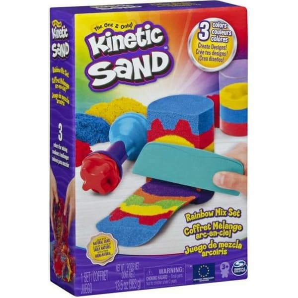 Magisk sand Kinetic Sand 6053691 Regnbåge