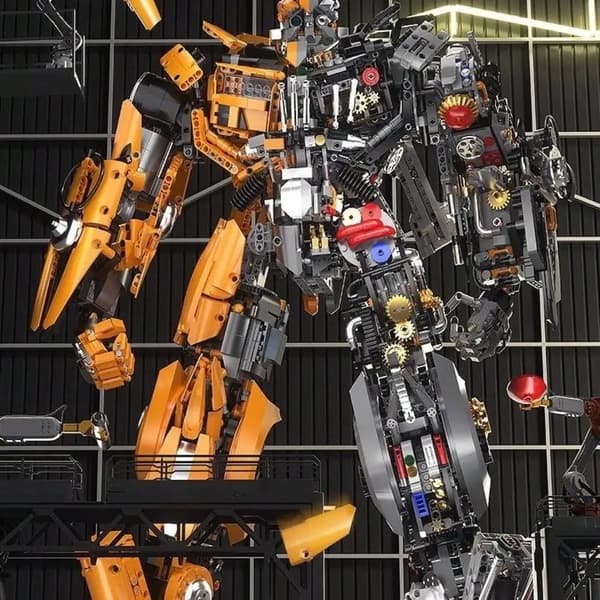Mecha-robottiblokkimalli, 5692 osaa, sopii 6-vuotiaille ja sitä vanhemmille,V5014 5692KPL
