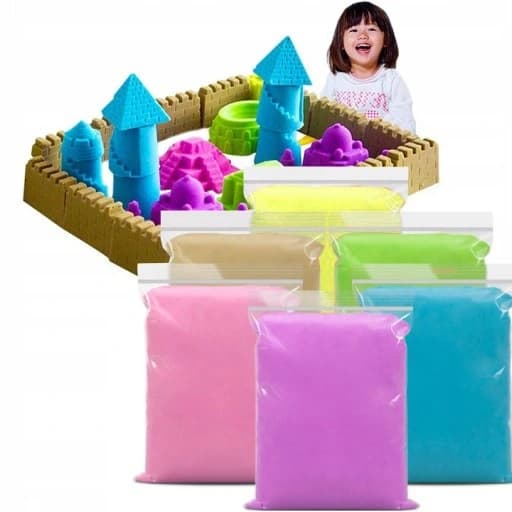 KINETISK SAND 3kg LISTER + POOLSANDLÅDA XXL