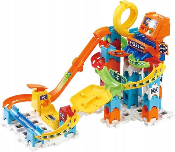 VTech Marble Rush Racing-sæt med 78 dele. marmorbane