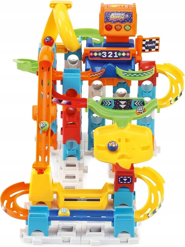 VTech Marble Rush Racing-sæt med 78 dele. marmorbane