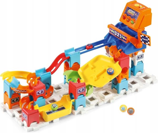 VTech Marble Rush Racing-sæt med 78 dele. marmorbane
