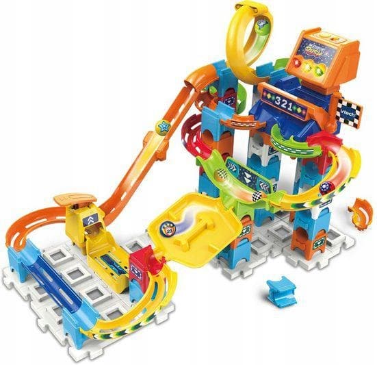 VTech Marble Rush Racing-sæt med 78 dele. marmorbane