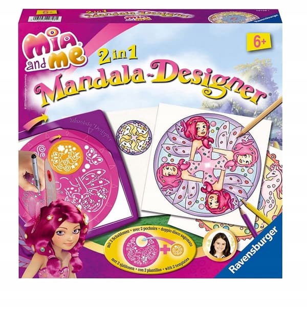 Ravensburger 29748 2-i-1 Mandala Mia och Jag