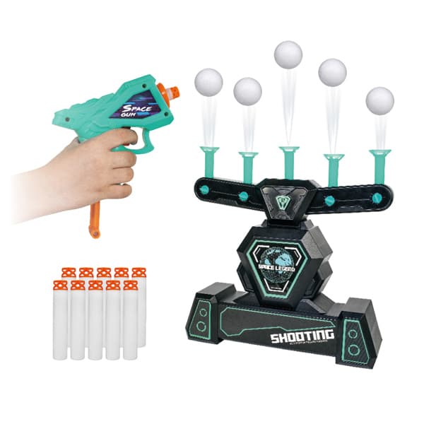 Leijuva maali SPACE GUN - peli kahdelle hengelle