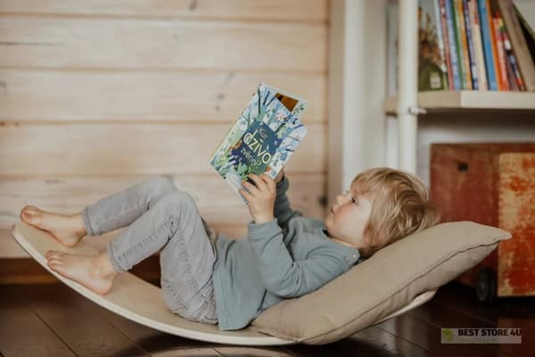 Balansbräda för barn trägunga balansövningar ECOTOYS