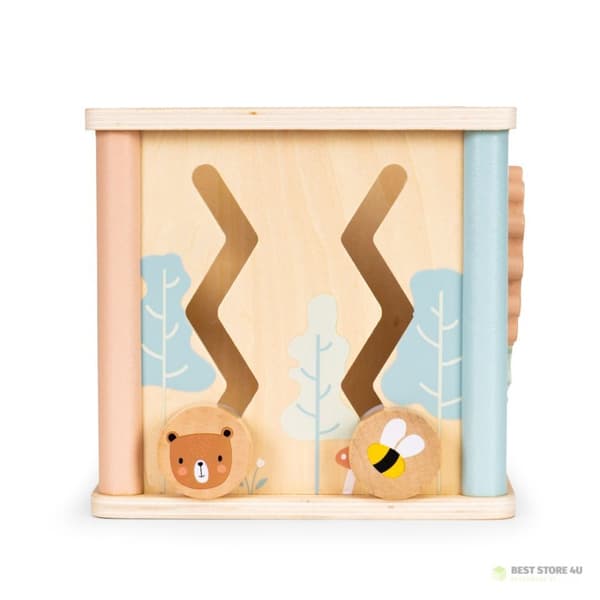 Puiset opettavaiset kuutiolajittelupalikat ECOTOYS
