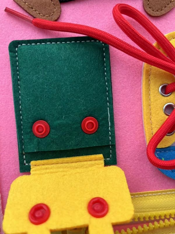 Montessori-tavla UTBILDNINGSRESVÄSKA Sensorisk för BARN Manipulativ