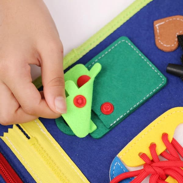Montessori-lautakunnan KOULUTUS Matkalaukku Sensorinen lapsille Manipulatiivinen