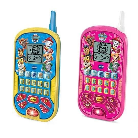 VTECH - PAW PATROL - Rosa Pedagogisk Smartphone - 6 Pedagogiska Aktiviteter - Samtal och Röstmeddelanden