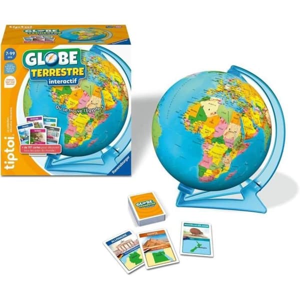 Ravensburger tiptoi interaktiv jordglob - 4005556001910 - Från 7 år