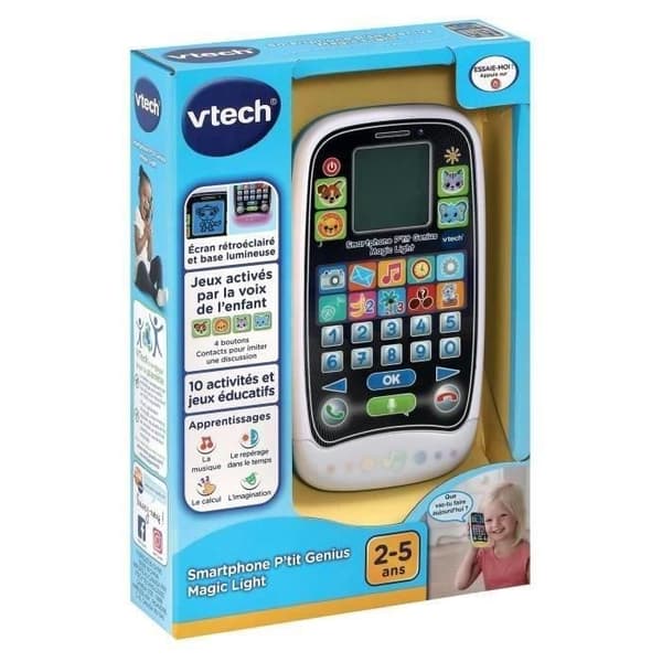 VTECH SMARTPHONE P'TIT GENIUS MAGISK LJUS