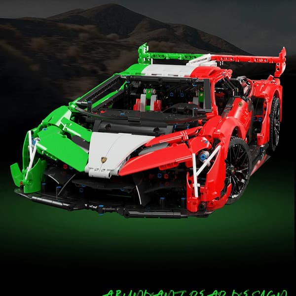 Tech Sport Auto Byggesæt, 3611 Dele, DIY Samling, For Aldersgrupper 6 år og Opad,10222 3611PCS