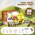Miniatyrbild 2 av 2: Magnetiska bitar, 30 st, främjar fantasin,X5207 30ST
